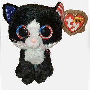 Ty Beanie Boos FREEDOM the Cat Cracker Barrel Exclusive 6" NEW MWMTs Stuffed Toy